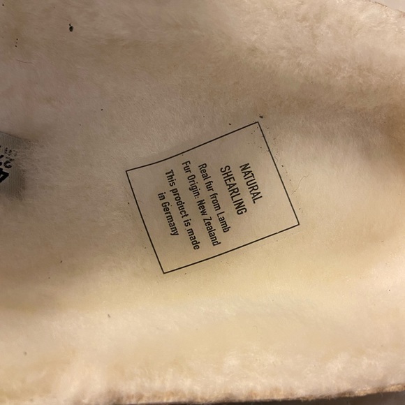 New men’s Birkenstock Arizona Mountain green genuine sheep fur lined sandal 42 - Picture 6 of 9